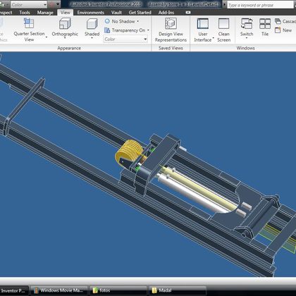 Projeto de implemento desenhado em CAD