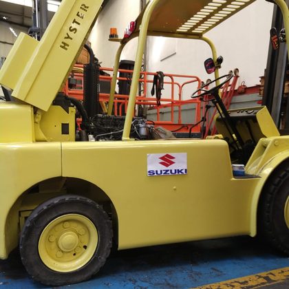 Empilhadeira Hyster na oficina